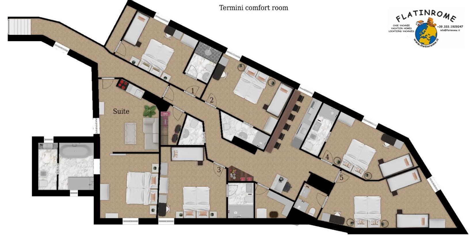 Termini Comfort By Flatinrome Roma